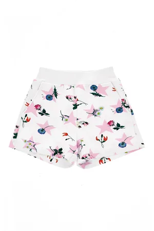 MONNALISA Shorts felpa stampa stelle