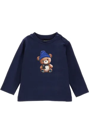 MONNALISA T-shirt con orsetto fronte e retro