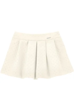 MONNALISA Minigonna viscosa con strass