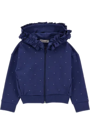 MONNALISA Felpa aperta con strass