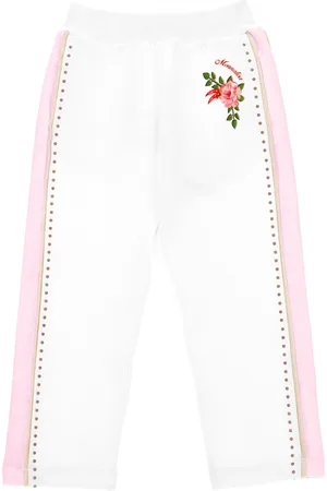 MONNALISA Jogger felpa con borchiette