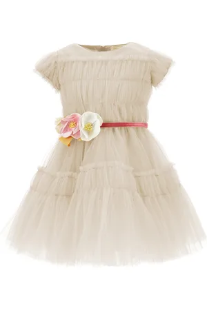 MONNALISA Abito tulle increspato