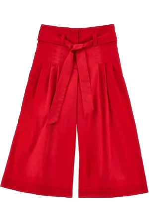 MONNALISA Pantaloni popeline cropped