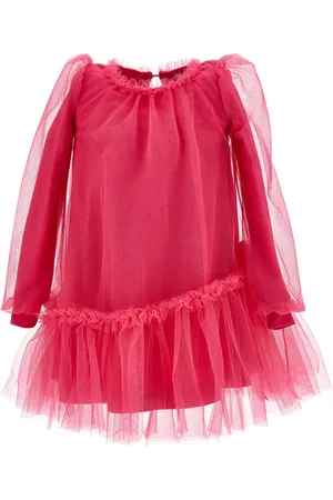 MONNALISA Abito tulle con maniche blusanti