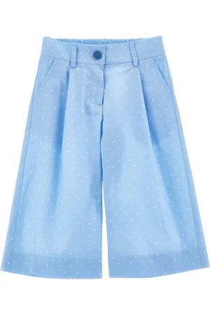 MONNALISA Pantaloni popeline cropped