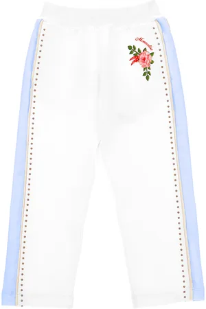 MONNALISA Jogger felpa con borchiette