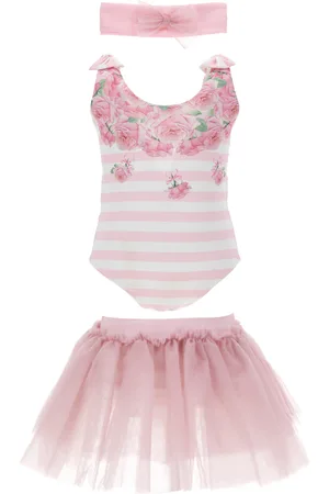 MONNALISA Set mare con dettagli tulle
