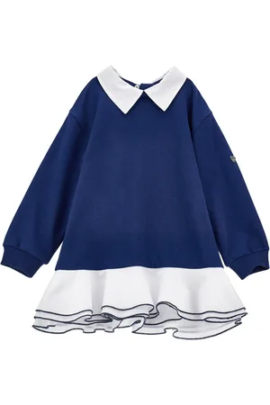 MONNALISA Abito bicolor jersey con dettagli mussola