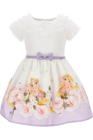 MONNALISA Abito popeline tulle Rapunzel