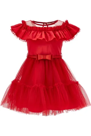 MONNALISA Abito tulle con volant