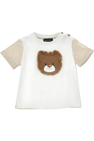 MONNALISA T-shirt cotone con leone