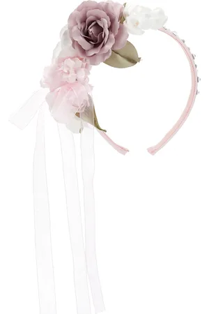 MONNALISA Cerchietto rose e strass
