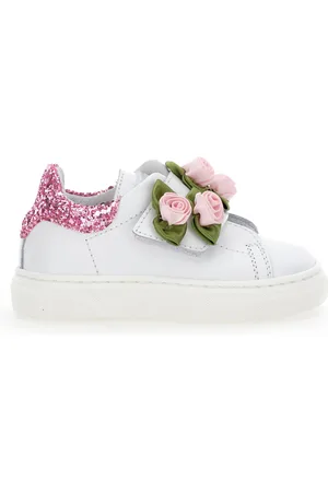 MONNALISA Sneakers pelle roselline