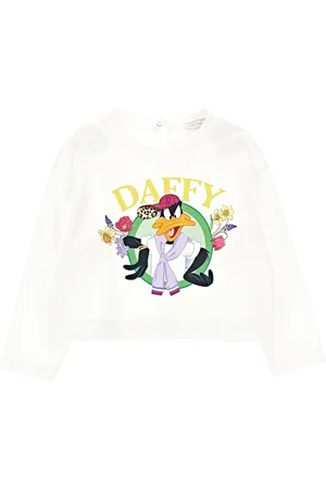 MONNALISA T-shirt cropped Daffy Duck