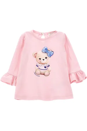 MONNALISA Maxi t-shirt con teddy