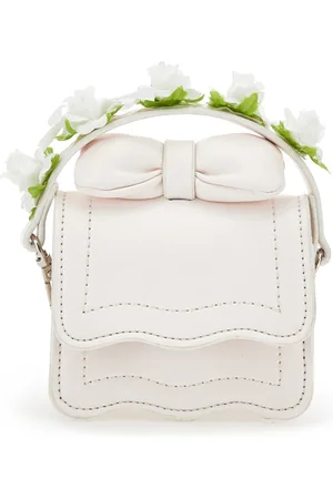 MONNALISA Mini bag tessuto spalmato con rose