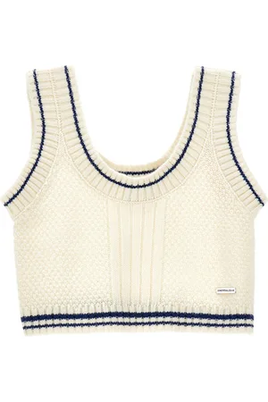 MONNALISA Gilet bicolor knitwear