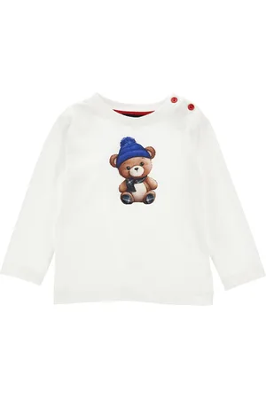 MONNALISA T-shirt con orsetto fronte e retro