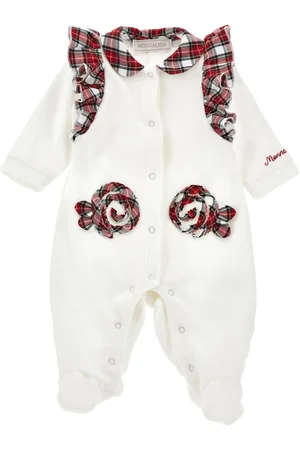 MONNALISA Tutina ciniglia con galette tartan