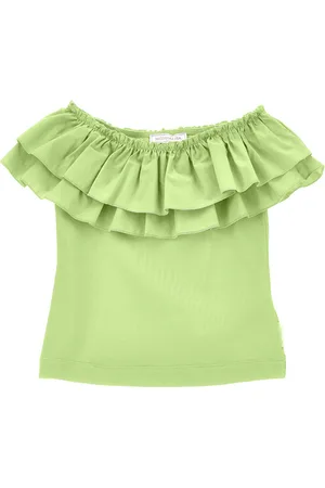 MONNALISA T-shirt jersey con maxigale