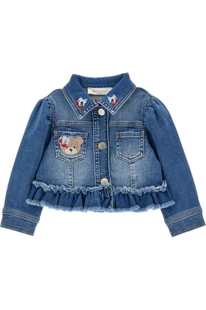 MONNALISA Giacchino denim ricamato