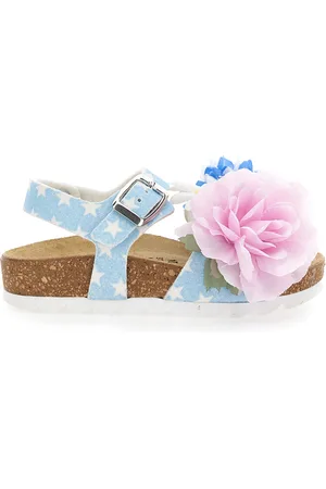 MONNALISA Sandali con fiori applicati