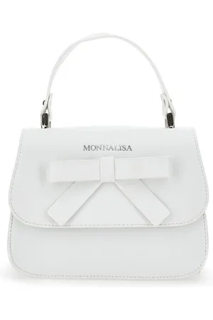 MONNALISA Borsa pelle rigenerata con fiocco
