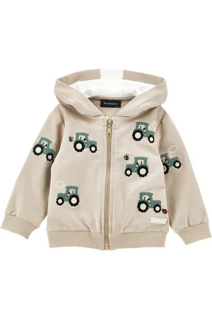 MONNALISA Felpa hoodie con ricami