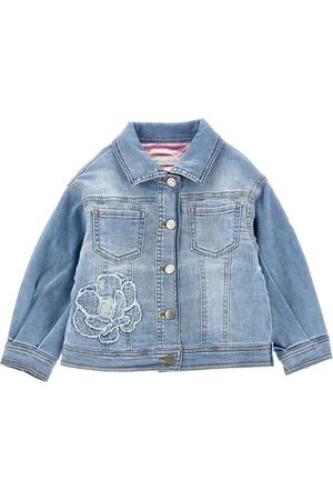 MONNALISA Giacchino jeans ricamato
