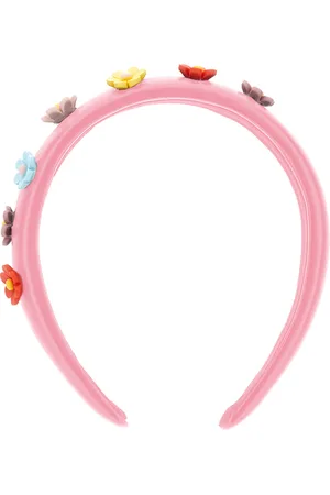 MONNALISA Cerchietto tessuto spalmato con fiori