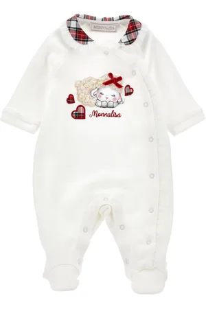 MONNALISA Tutina cotone colletto tartan