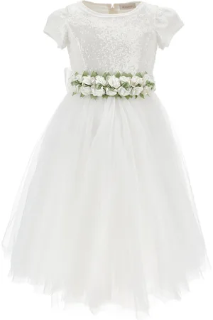 MONNALISA Abito Luce tulle paillettes