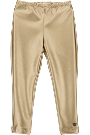 MONNALISA Leggings stretch tessuto spalmato