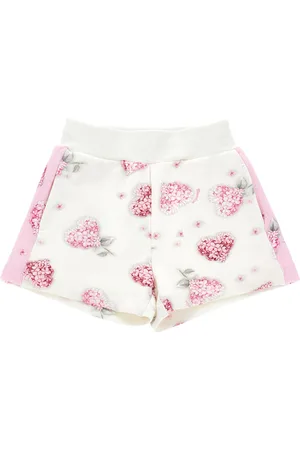 MONNALISA Shorts felpa con fiori