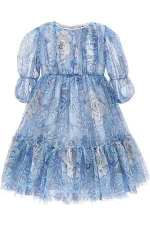 MONNALISA Abito tulle ramage