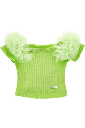 MONNALISA Top viscosa tulle