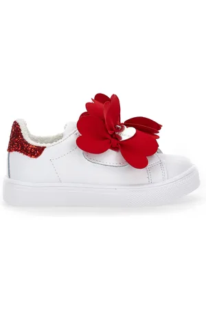 MONNALISA Sneakers con petali in tessuto