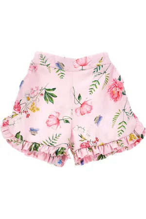 MONNALISA Pantaloni corti raso botanico