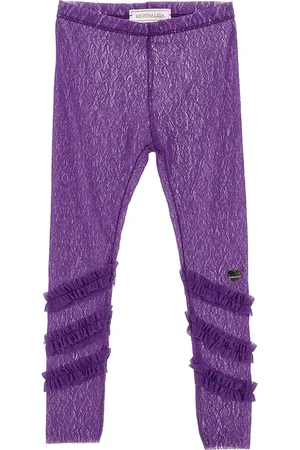MONNALISA Leggings pizzo con rouches