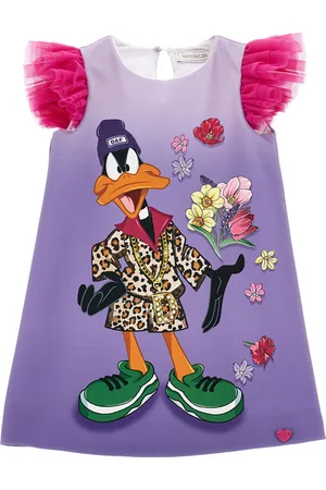 MONNALISA Abito cr??pe Daffy Duck