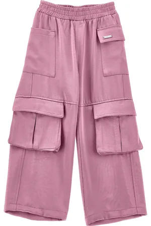 MONNALISA Pantaloni cargo raso chic