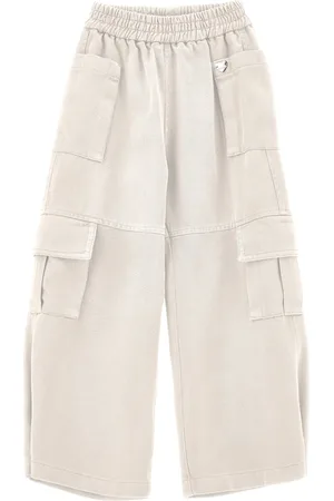 MONNALISA Pantaloni gabardina fluida