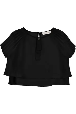 MONNALISA Top cocktail plissettato