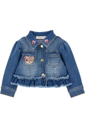 MONNALISA Giacchino denim ricamato