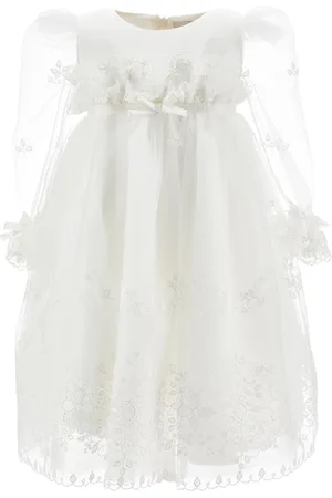 MONNALISA Abito tulle ricamo retr??