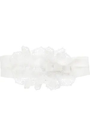 MONNALISA Fascia pizzo con fiocco