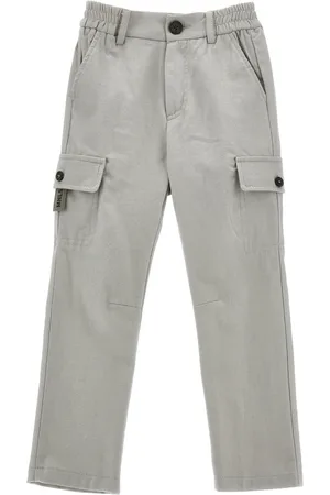 MONNALISA Pantaloni flanella tasche cargo
