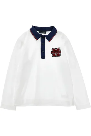 MONNALISA Polo piquet con patch logato