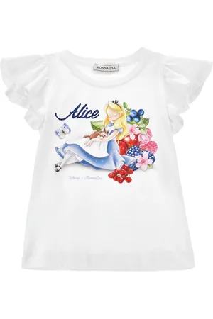MONNALISA T-shirt Alice con maniche a volants