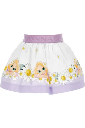MONNALISA Gonna popeline Rapunzel e margherite